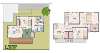 4LDK【31坪】吹き抜けのある間取りプラン