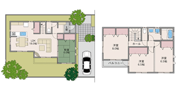 4LDK【33坪】お子さまがのびのび育つ間取りプラン